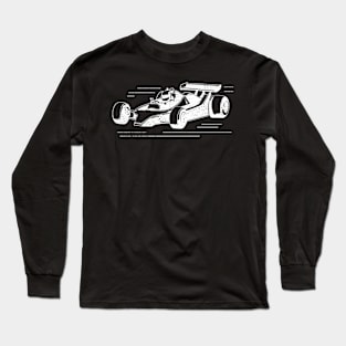 Formula Car Racer Formula Racing Car Guy Long Sleeve T-Shirt